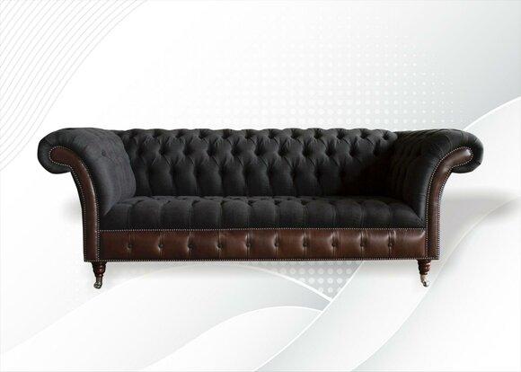 Chesterfield black living room fabric design couches upholstery sofa new leather sofa