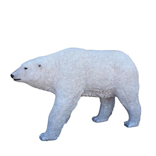 Polar Bear Figure Decoration Statues Sculpture Garden Decoration Berlin Good Life-size Figures