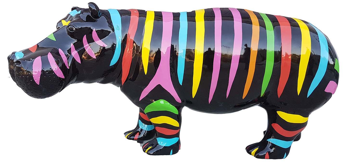 Designer Abstract Figurine Modern Figurines Decoration Good Hippopotamus New Garden Sculptures
