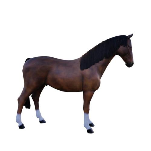 Figurines 250cm Life-size Figure Decoration Statues Sculpture Garden Horse Decoration