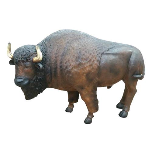 Bison Life-size Figure Decoration Statues Sculpture Garden Decoration Figurines 90cm new