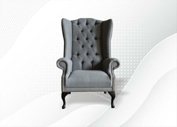 Armchair Lounge Design Television Sofa Wing Chair Upholstery Seat Furniture Chesterfield