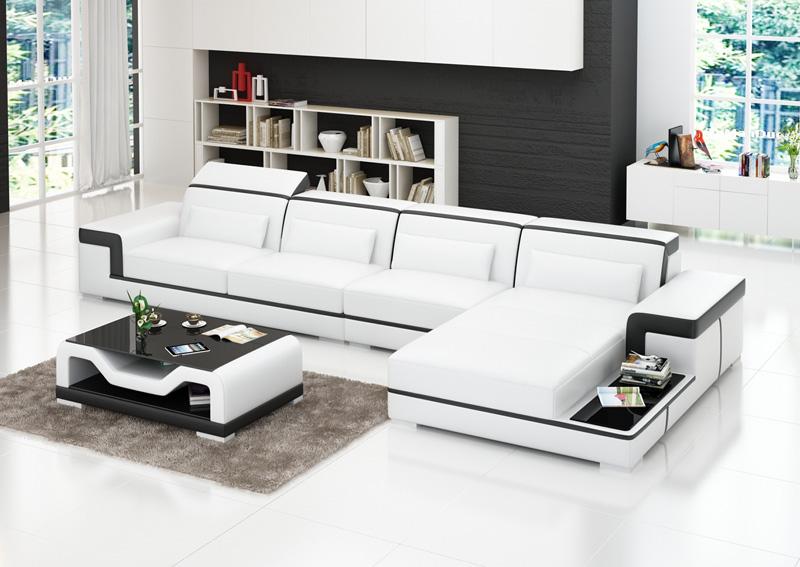 Corner sofa L shape living area sofa couch upholstery set fabric sofas leather