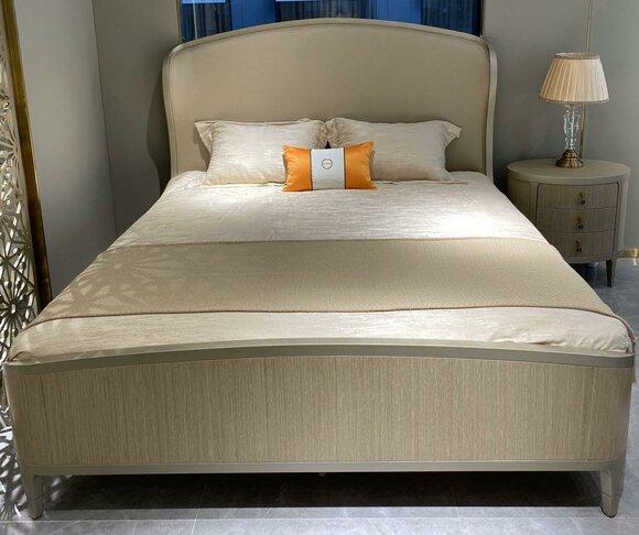 Design upholstered bed beds fabric double hotel matrimonial bedroom bed frame box