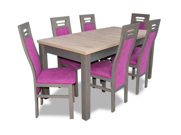 Dining Table Wood Dining Room Set 6x Chair Set Chairs Modern Furniture Groups