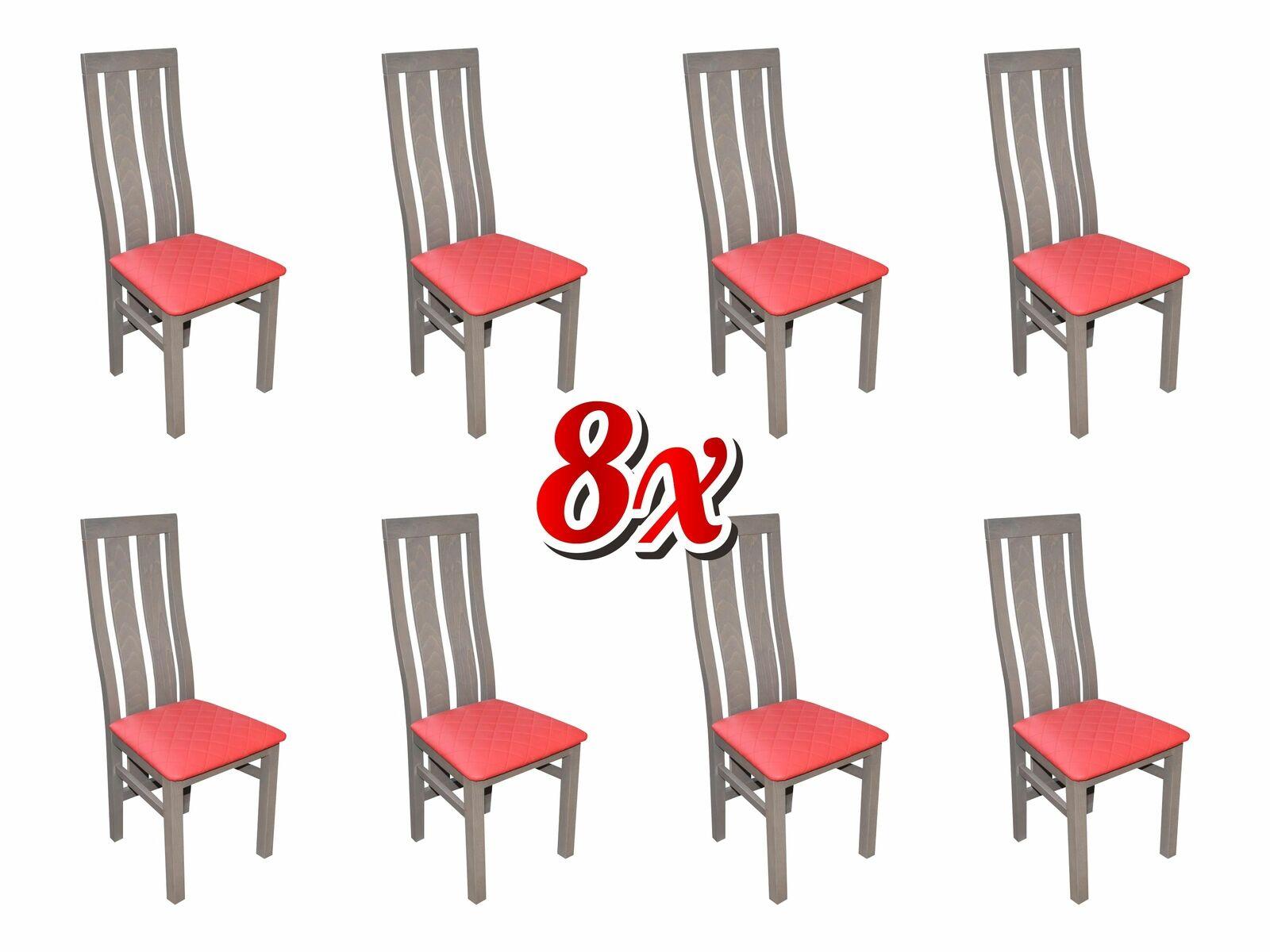 Set of 8 chairs, chair, upholstery, modern sets, design armchairs, complete furniture