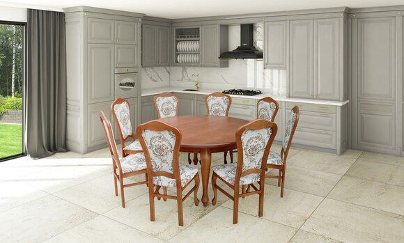 Dining Room Wooden Tables Dining Set Chair Group New Table 8x Design Chairs 9tlg