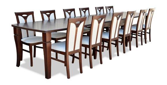 Complete Set Dining Table 12 Chairs Dining Set Dining Group Wood Table Tables 13tlg