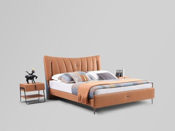 Double Bed Marriage Bed Designer Bed NEW 180x200cm Designer Upholstered Bed Beds