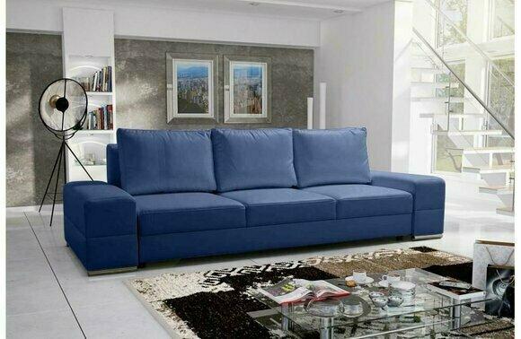 Couch imitation leather sofa noble design designer 3 seater furniture classic furniture xxl
