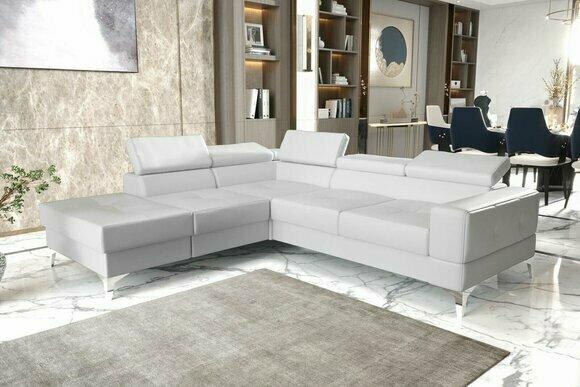 Corner sofa L-shape sofa living area upholstery multifunction design modern textile