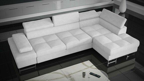 Sofas L shape sofa couch upholstery living area design corner sofa textile leather new