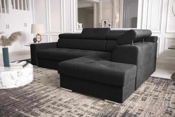 Corner sofa L shape couch upholstery living room couches sofas modern black design