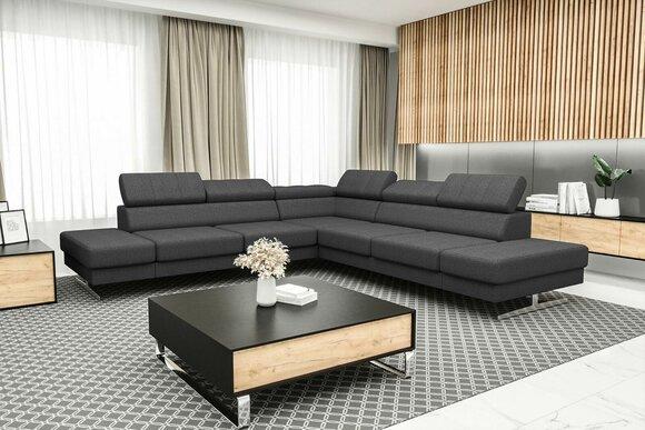 Design sofa couch upholstery living room L-shape modern elegant living area new
