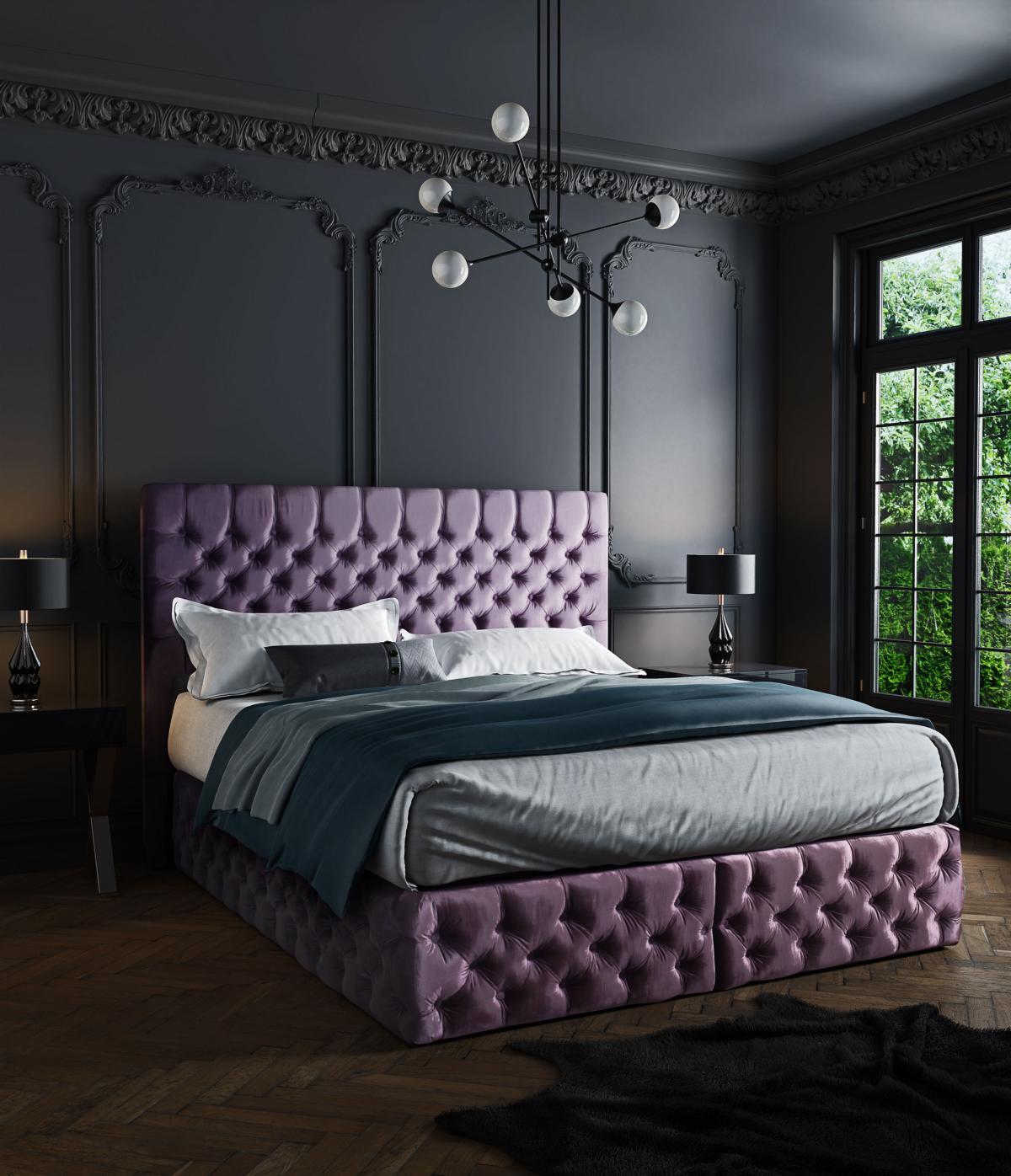 Bedroom Bed Cushions Double Marriage Hotel Luxury Leather Modern Designer