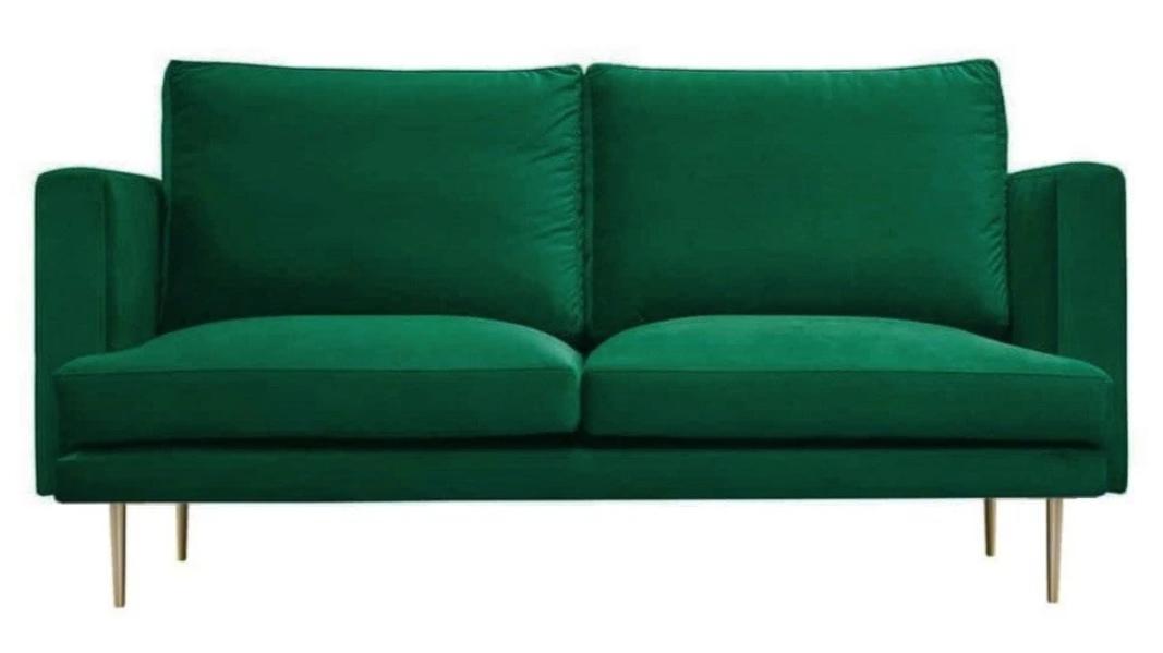 Green Sofa 2 Seater Creative Furniture New Modern Design Textile Living Room Couches