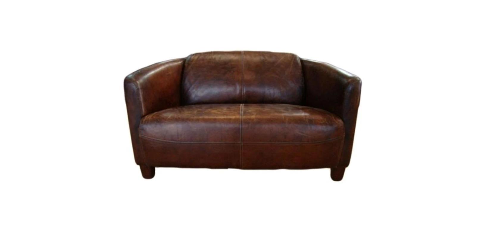 Brown Sofa Leather New Creative Furniture Living Room Modern Design Couches Sofas