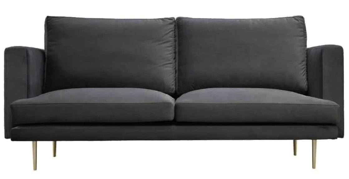 Grey Three Seater Sofa Fabric Living Room Design Couches Upholstery Sofas Luxury Furniture