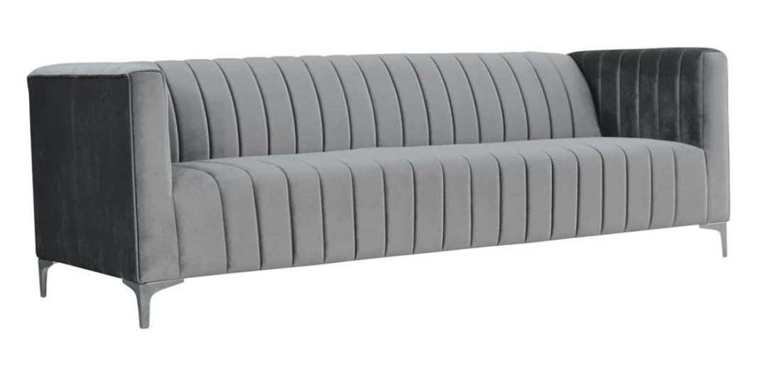 Grey Three Seater Sofa Fabric Living Room Design Couches Upholstery Sofas Grey Couch