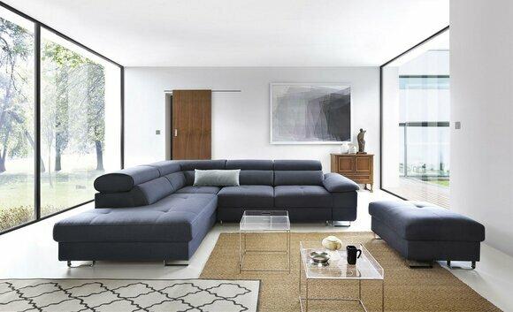 Textile Sofa Corner Sofa Couch Upholstery Living Landscape Textile Sofas Couches LForm