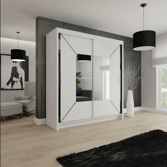 High Gloss Shelves Cupboard Shelf Wardrobe 180cm Wardrobe Wardrobe