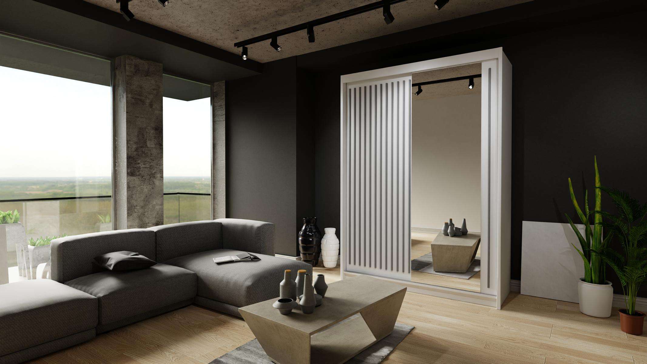Bedroom Wardrobe Wood Designer New Modern Furniture Shelf Cabinets Cupboard