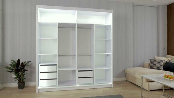 Wardrobe Wardrobe 2 Doors Wood New Bedroom Furniture