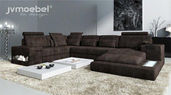 Textile Sofa Corner Sofa U Shape Modern Sofa Leather Sofa Corner Sofa Upholstery Living Area