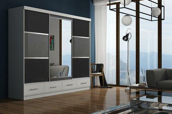 Wardrobe Wardrobe 3 Doors Wood Furniture Bedroom New