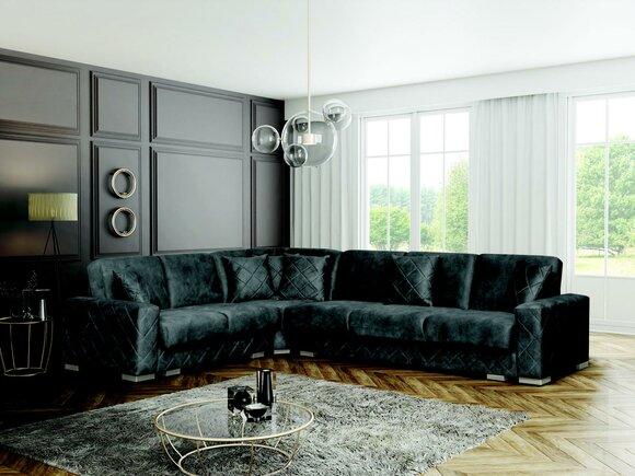 Design Sofa Corner Sofa Velvet Living Landscape Furniture Couch L-Shape Sofa Bed New