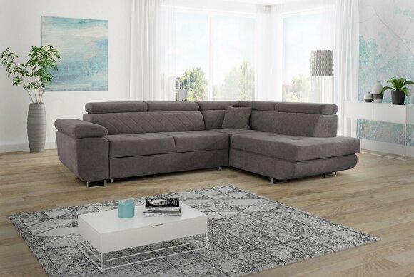 Luxury Furniture Living Landscape Corner Sofa L-form Upholstery Sofa Textile Sofa Bed Couch
