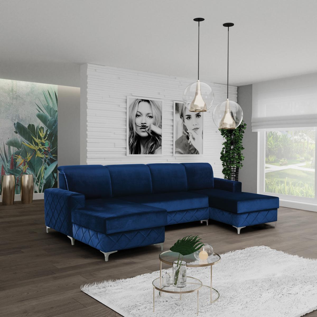Modern Relax Seat Furniture Living Landscape Furniture Corner Sofa U-shape Luxury Textile Upholstery