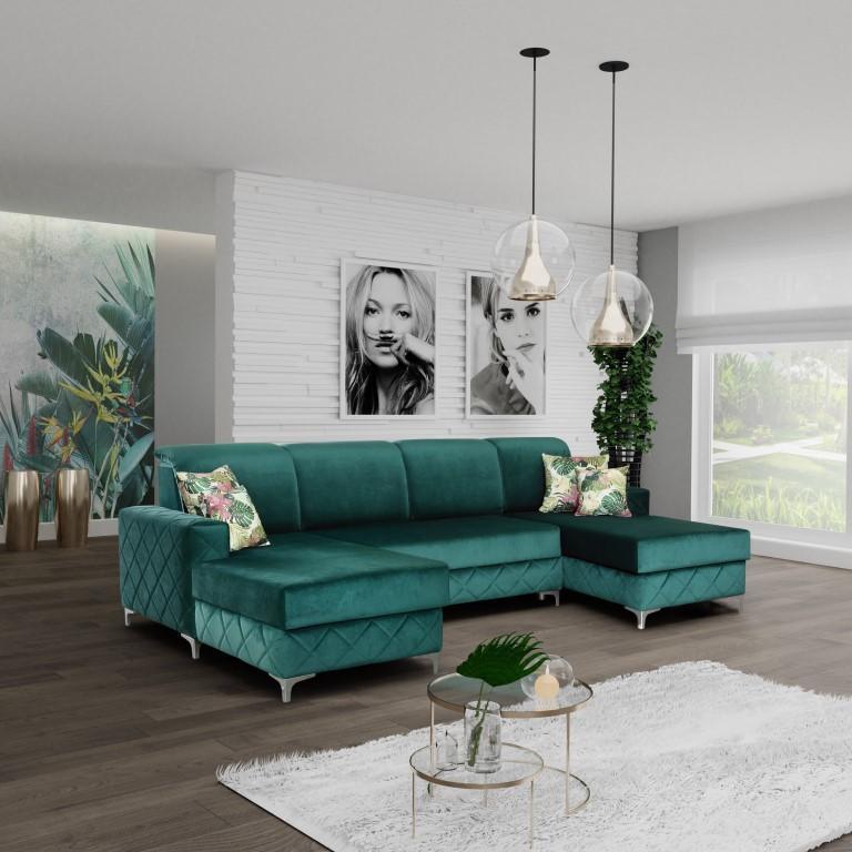 Luxury Sofas Corner Sofa U-Shaped Upholstery Modern Relax Sofas Couch Furniture Living Landscape