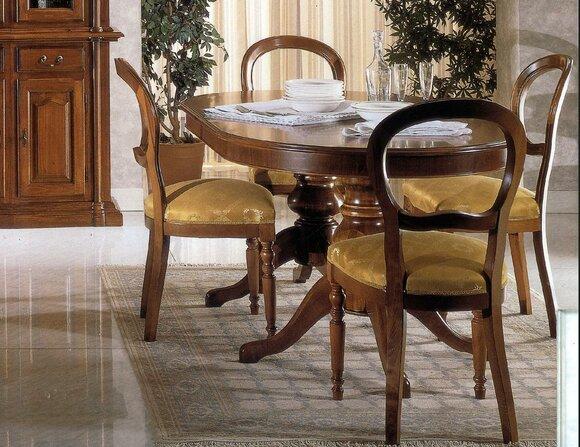 Dining room furniture group Italy furniture set 5-piece dining table 4 chairs luxury