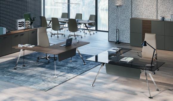 Corner Desk Office Table Computer Desk Office Furniture Designer Furniture Glass Table New