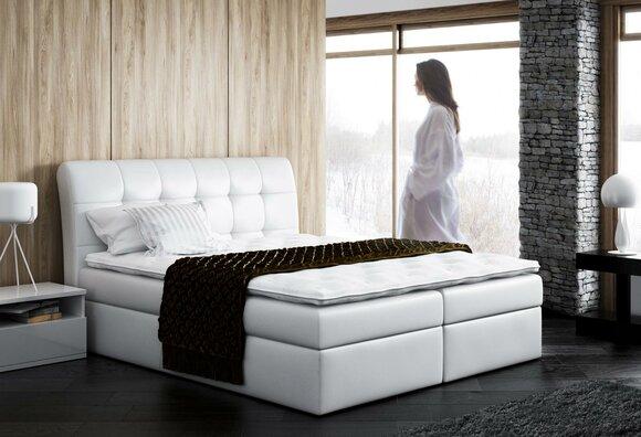 Upholstered Bed Design Double Hotel Modern Bed Bedroom Beds Boxspring Bed