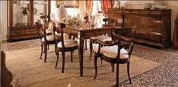 Furniture set group table + 6 chair set 7 pcs. Dining table set dining room