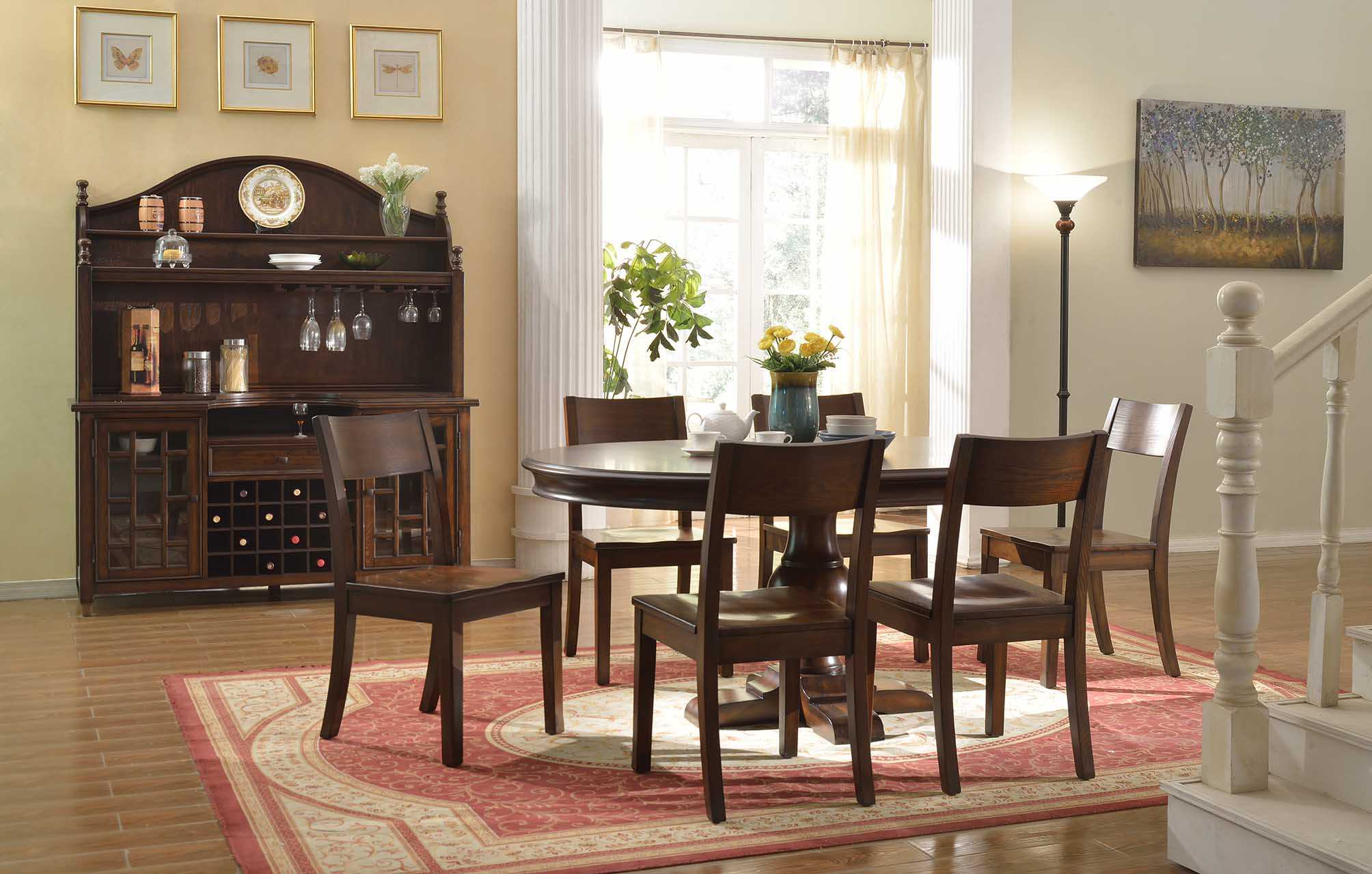 Complete Kitchen Set Dining Table 6x Chairs Dining Set Dining Group Wooden Table Tables 7tlg