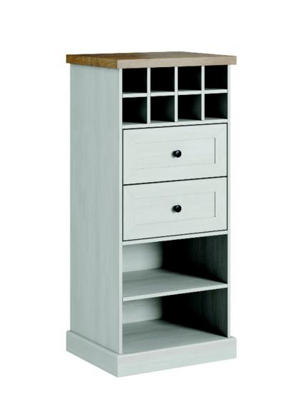 Country House White Cabinet Chest of Drawers Lowboard Sideboard Wood Buffet Chests of Drawers Sideboard