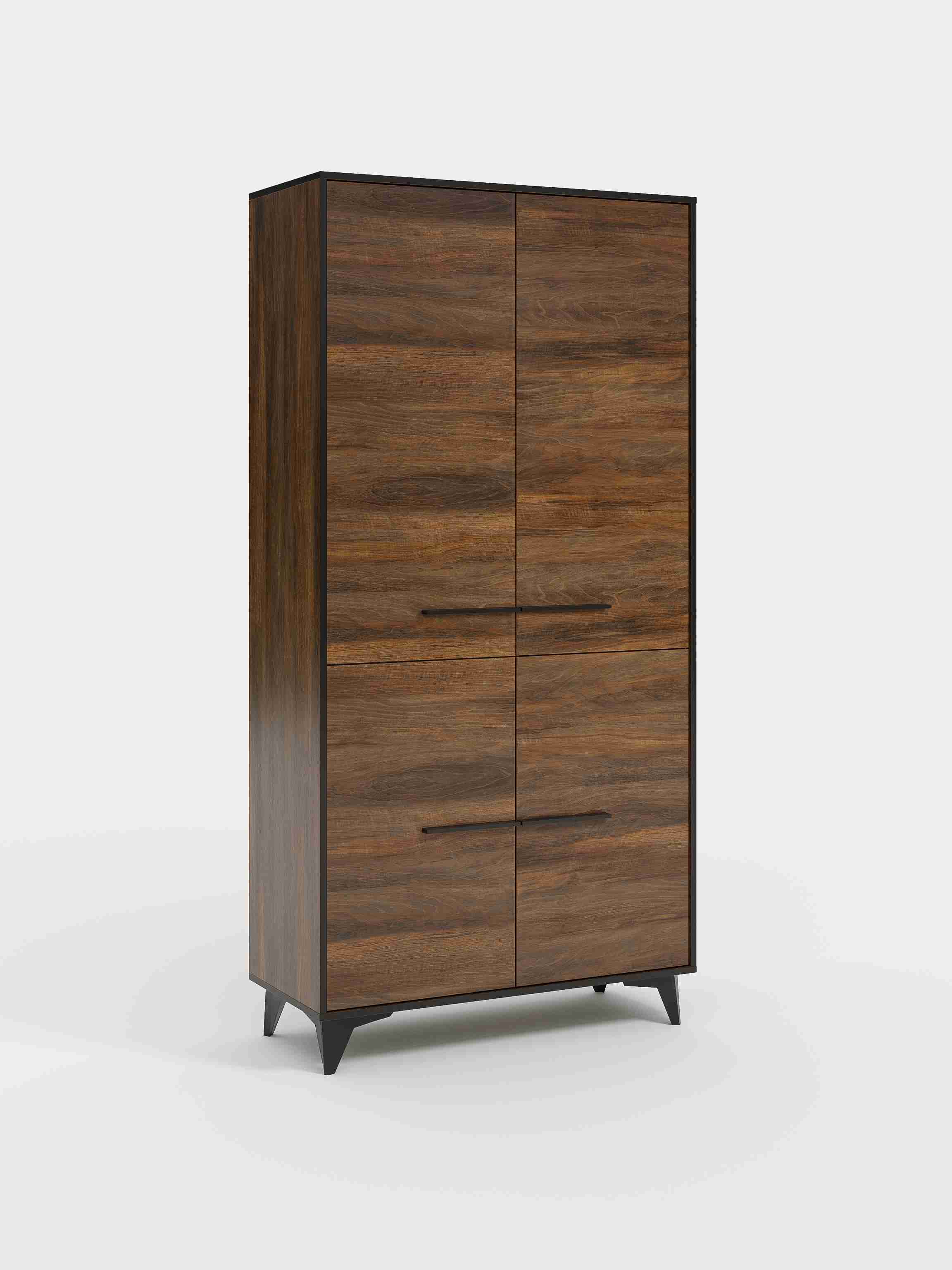Wardrobe Cupboard Furniture Multipurpose Cupboards Shelf Storage Wood Shelves