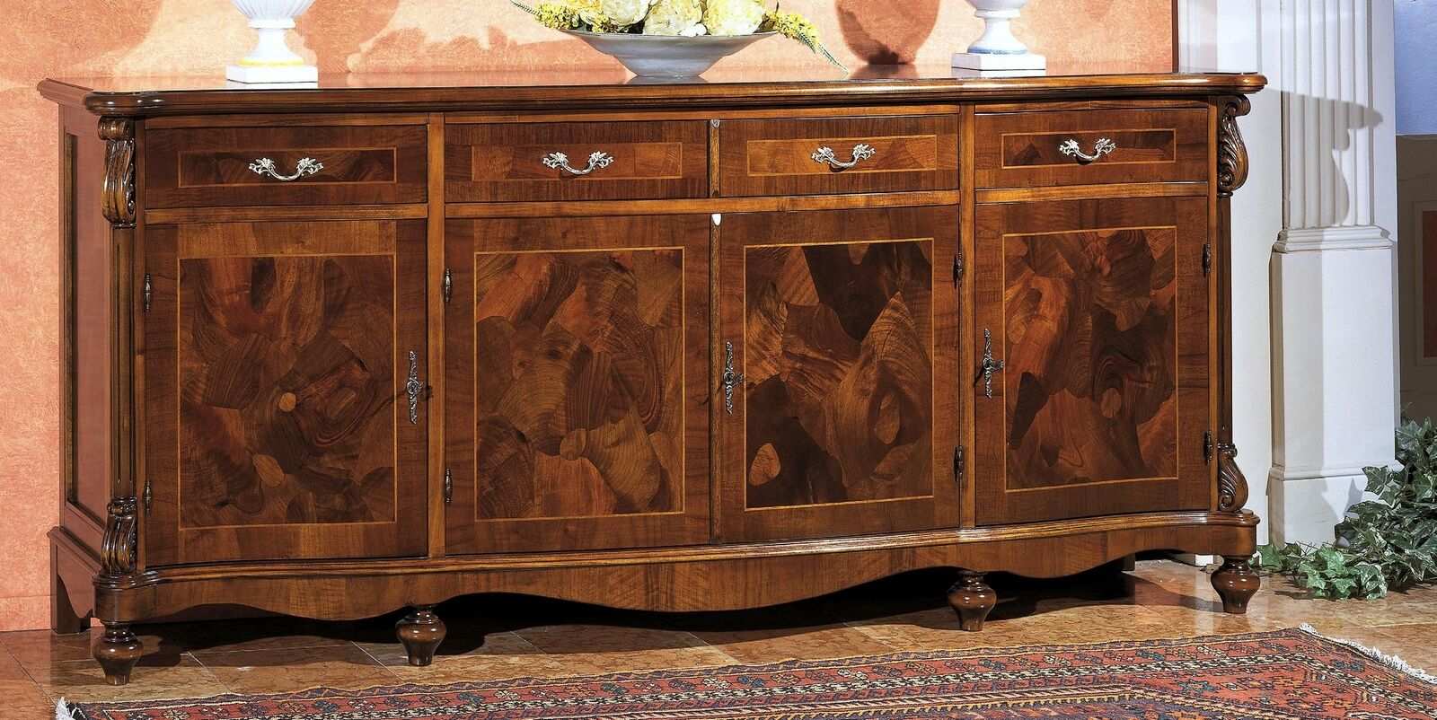 Chest of drawers Classic cupboard Solid wood furniture Italian furnishings Sideboard