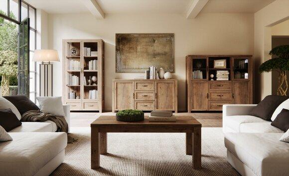 Living Room Furniture Set Designer Living Room Bookcase Chest of Drawers 3pcs New