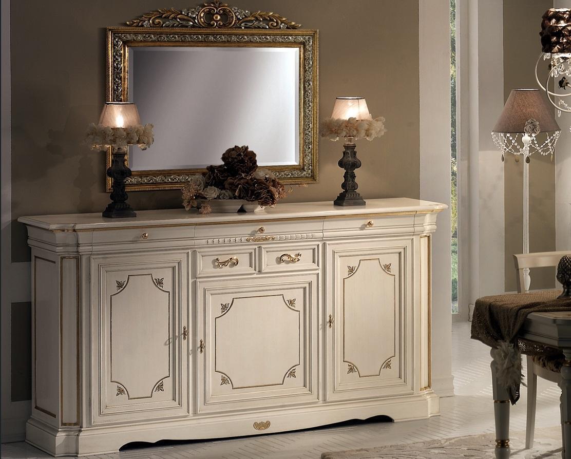 Design chest of drawers furniture sideboard classic living room wood cabinet luxury Italy