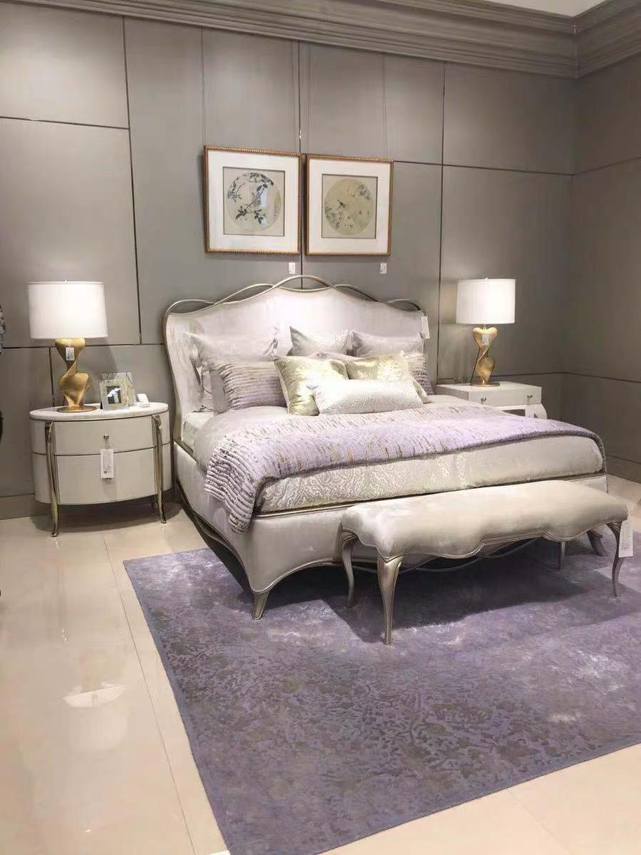 Bed Design Luxury Double Hotel Beds Marriage Sleep Room 180x200cm High Quality