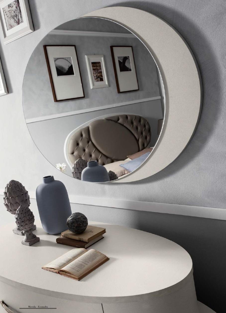 Hanging Mirror Oval Mirror Wavy Modern Bedroom Design Luxury Italy Style New