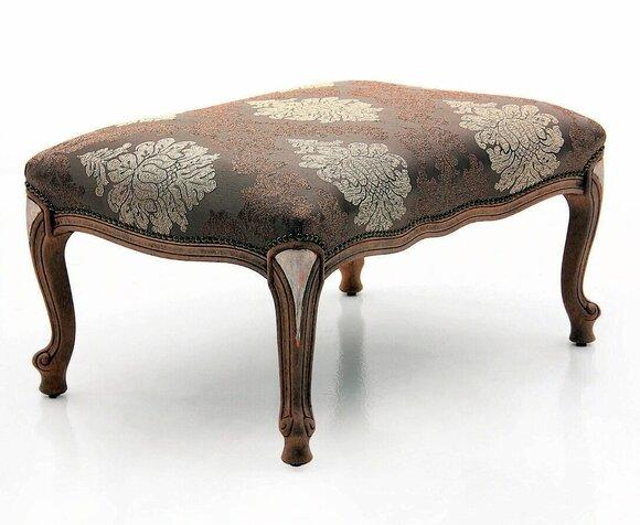 Upholstered bench footstool ottoman stool pouf living room designer stool