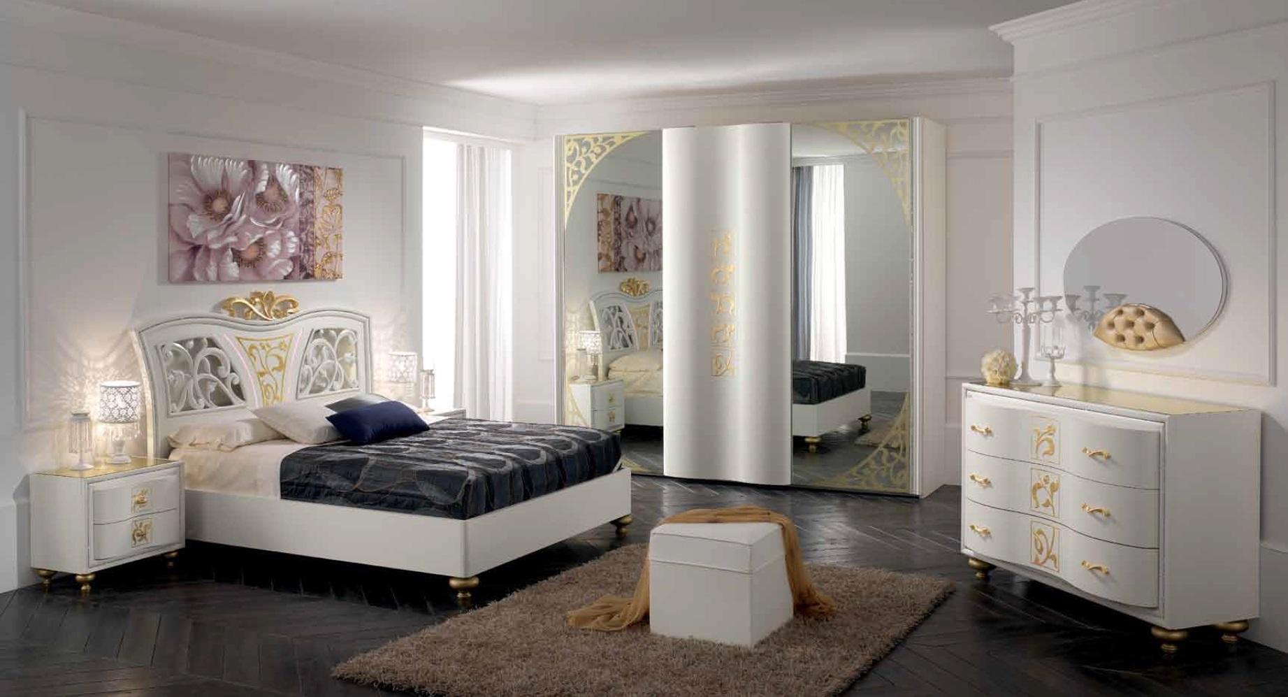 Bed Luxury Modern Beds Bed Frame Double Wood Bedsteads Bedroom White