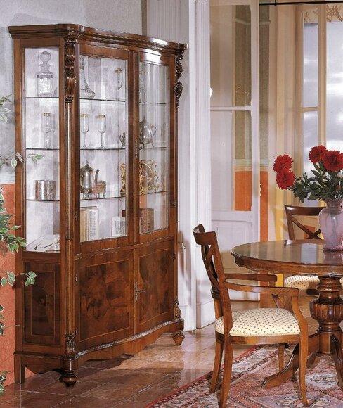 Luxury cabinet wood furniture cabinets showcase shelf filing cabinet glass cabinet antique