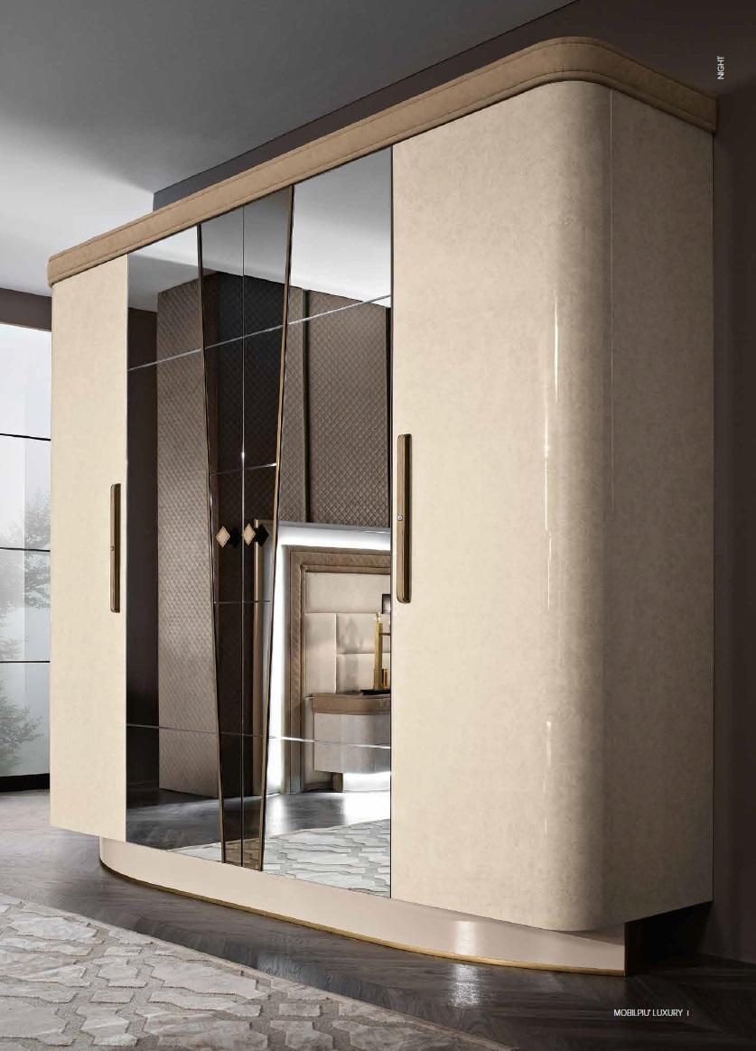 Wardropbe Cabinet Mirror Wood Furniture Wardrobes Wood Italy New