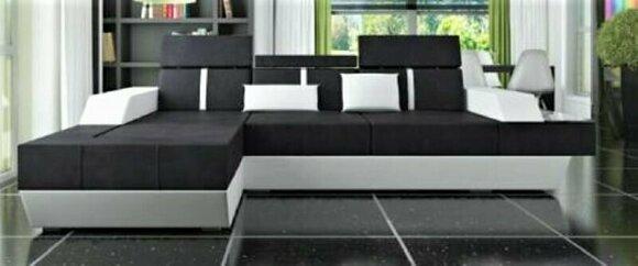 Fabric Sofa Corner Sofa Textile Sofa Couch Textile Fabric Living Upholstery New LE MANS I TEXTILE SOFA